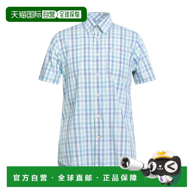 1h可退 香港直邮barbour 巴伯尔 男士 格纹衬衫 green绿色 舒适时,男装,衬衫,淘宝优惠券,粉丝福利购,淘宝优惠卷