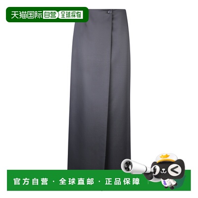 1h可退 香港直邮GIVENCHY 女士半身裙 BW40RA14RQ001 AW2023 黑色