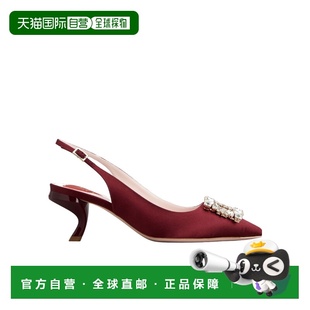 1h可退 香港直邮Roger Vivier Virgule水钻扣高跟鞋 RVW63834500R