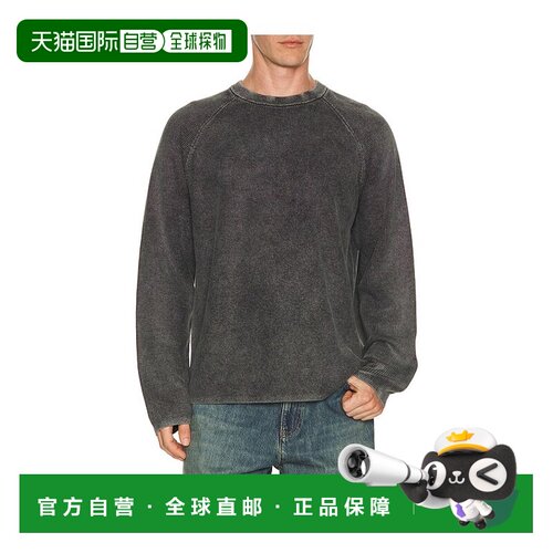 1h可退香港直邮THEORY 希尔瑞 男士 Breach 圆领长袖上衣 Q028470