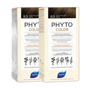 欧洲直邮PHYTO发朵全色系染发剂112ml*2盒装(显影乳液50ml+染色5