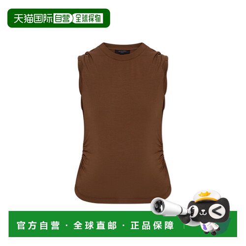 1h可退 香港直邮ALL SAINTS 女士背心吊带 WESTW214JACOGNACBROWN