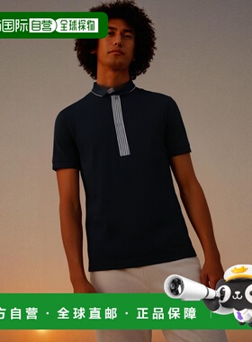 香港直邮EA7 Emporio Armani 深蓝色徽标POLO衫 3GPF55PJ03Z155