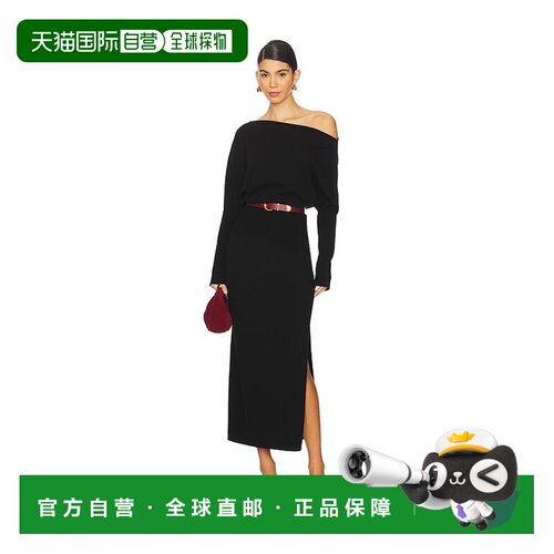 1h可退香港直邮Simkhai 女士 Janese 露肩中长连衣裙 5241015K包