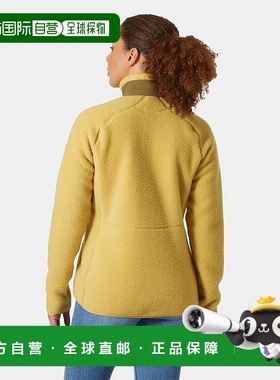 自营欧洲直邮Helly Hansen 女士沙黄色聚酰胺帝国起绒粗绒夹克