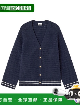 香港直邮Ganni 长袖羊毛开衫 K2634