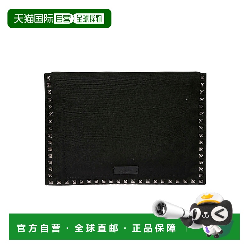 香港直邮Valentino 黑色徽标钱包 UY2B0998QKJ真皮