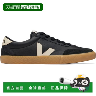香港直邮Veja 男士 黑色 Volley Leather 运动鞋 VO2020510BLACKP
