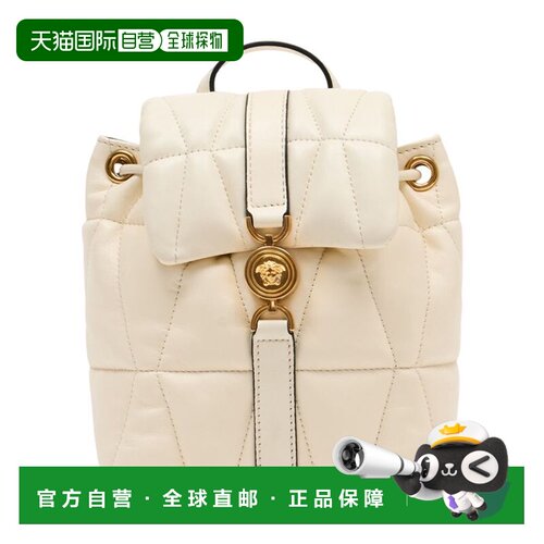 1h可退 香港直邮versace 范思哲 女士 羔羊皮背包 10222081A12975