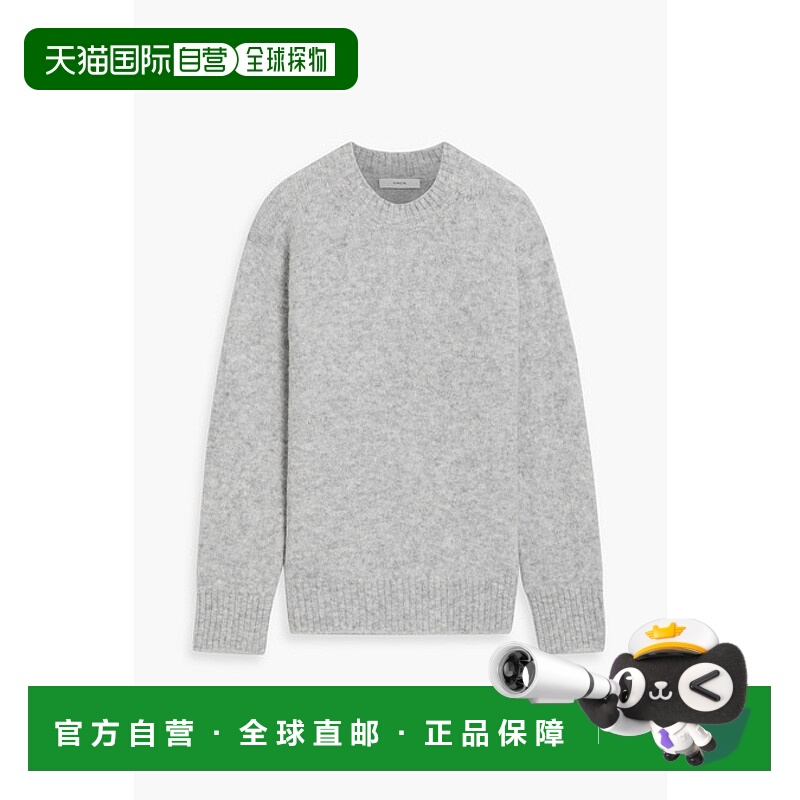 1h可退 香港直邮VINCE 女士 羊驼毛混纺毛衣 V044679418 grey灰色