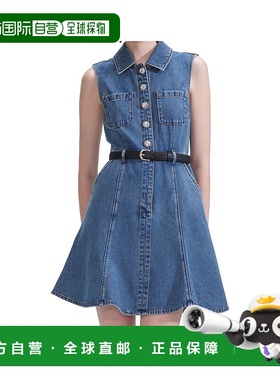 香港直邮Self-Portrait 牛仔无袖连衣裙 SS25-810S女装