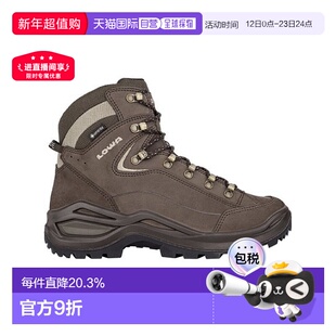 自营欧洲直邮LOWA RENEGADE EVO GTX MID女士深棕色防水科技面料
