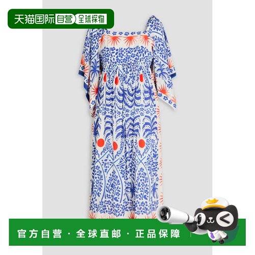 香港直邮FARM RIO 女士 印花双绉中长连衣裙 303196AFTERNOONBREE
