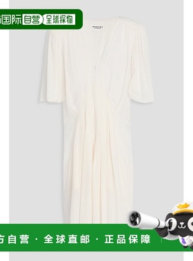 1h可退 香港直邮ISABEL MARANT 女士 Edolia cupro-georgette 连