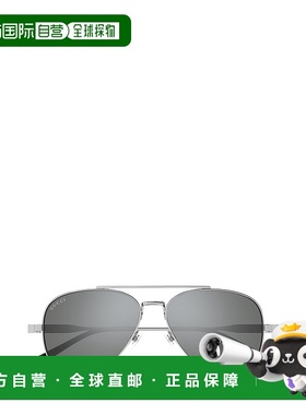 1h可退 香港直邮Gucci 古驰 男士 飞行员太阳镜 GG1874S grey灰色