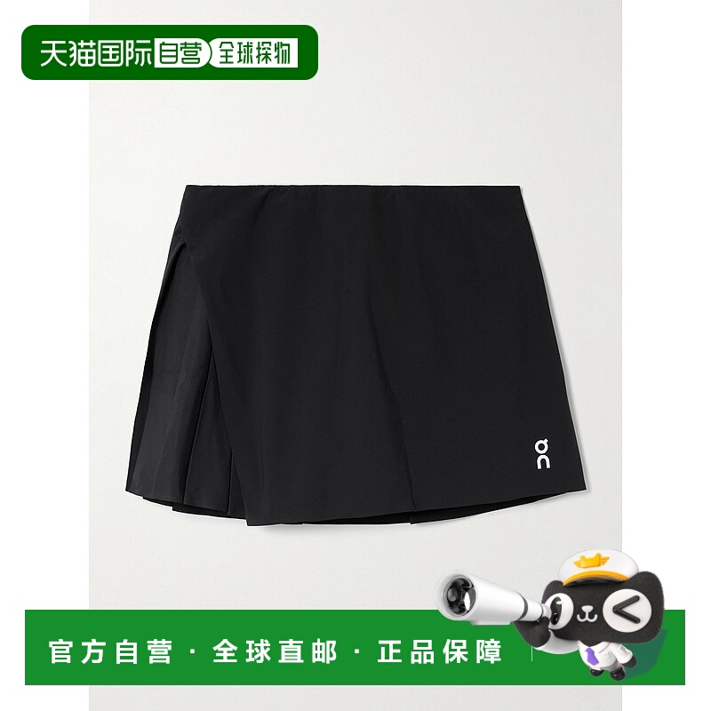 香港直邮On 女士 Court 不对称褶裥再生网球半身裙 1WF11290553Bl