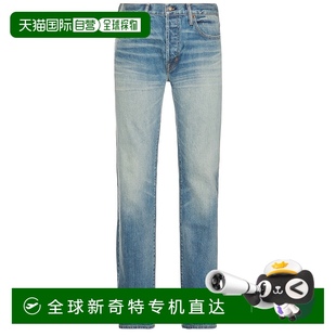 男士 汤姆 福特 DPH001 滚边直筒牛仔裤 香港直邮Tom 1h可退 Ford
