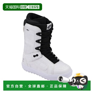 自营欧洲直邮Vans Hi-Standard男士白色皮革单板滑雪靴