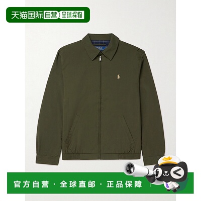 香港直邮Polo Ralph Lauren Polo 拉夫 劳伦 男士 Logo刺绣斜纹布
