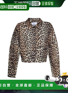 1h可退 香港直邮GANNI 甘尼 女士 长袖休闲夹克 W0470 yellow黄色