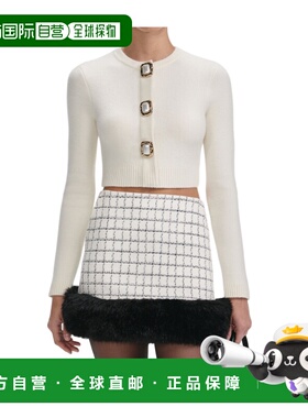 香港直邮Self-Portrait 圆领长袖针织衫 AW25018CC