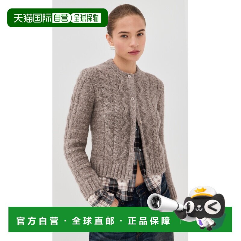 1h可退 香港直邮Acne Studios 艾克妮 女士 牦牛棉质法兰绒针织开