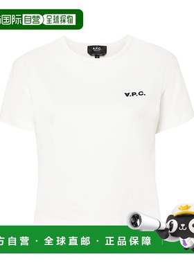 香港直邮A.P.C. 女士 短袖T恤 COHBQF26390 white白色 舒适时尚