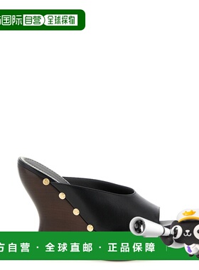 1h可退 香港直邮magda butrym 女士 皮质凉拖 501426BLACK