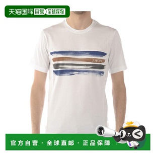 印花T恤 香港直邮Zegna VS372ZZ630DBIANCO男装 99新未使用