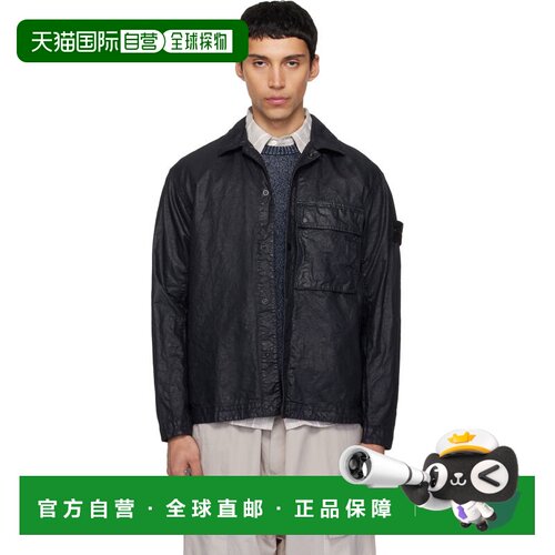 香港直邮Stone Island 石头岛 男士 黑色 1200003 Organic-Look N