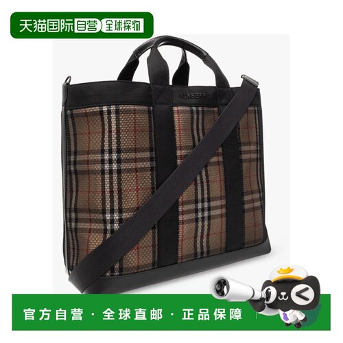 1h可退 香港直邮BURBERRY 男士手提包 80658201 AW2025 黑色 ORMO