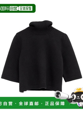 香港直邮Alaia 短款毛衣 AA9G0063K115B高领