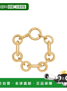 香港直邮CELINE 26SS HERITAGE CHUNKY金色饰面粗手链 Women