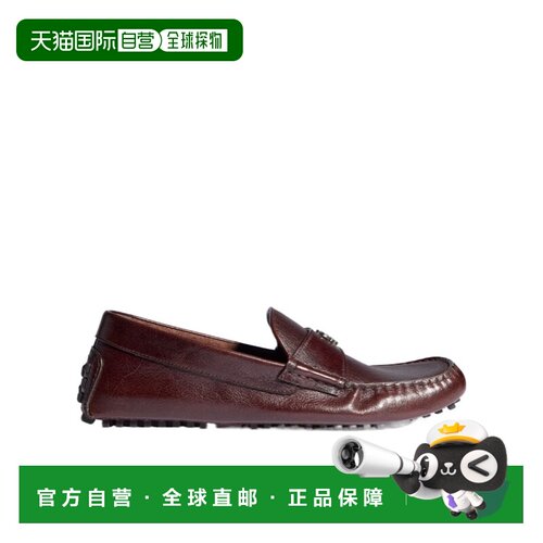 1h可退 香港直邮GUCCI 男士商务休闲鞋 876323AAGG12117 CO 棕色