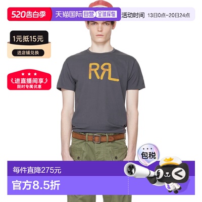 1h可退 香港直邮ralph lauren rrl 拉夫 劳伦RRL 男士 海军蓝 Ran