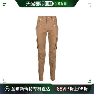 男士 拉链细节休闲裤 巴尔曼 香港直邮Balmain BH1MH016CD96