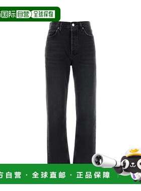 1h可退 香港直邮AGOLDE 女士 90 s Pinch 黑色牛仔裤 A154C1157HI