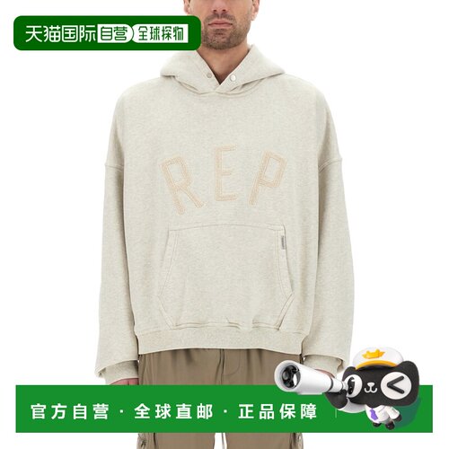 香港直邮Represent 男士卫衣 MLM4121130 SS2025 白支付后1h可退