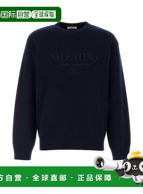 香港直邮Valentino 华伦天奴 男士 深蓝羊毛毛衣 5V3KC30AACF针织