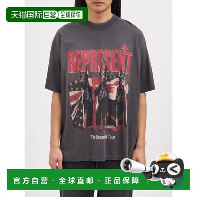 香港直邮Represent 男士 TOUR 梦幻T恤 NMLM10059346GREY