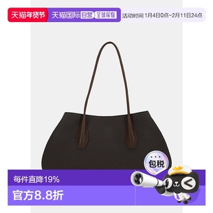 Brown Alger Leather Shoulder Bag手提包单肩包