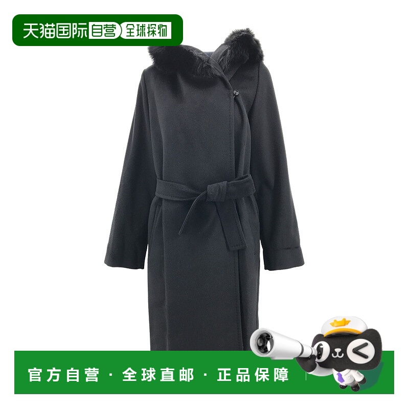 【99新未使用】香港直邮Max Mara 系带连帽大衣 6086325906