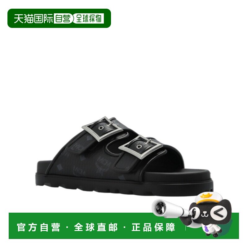 香港直邮MCM 男士凉鞋 MEXFSMM02BK SS2026 黑色 字支付后1h可退图片