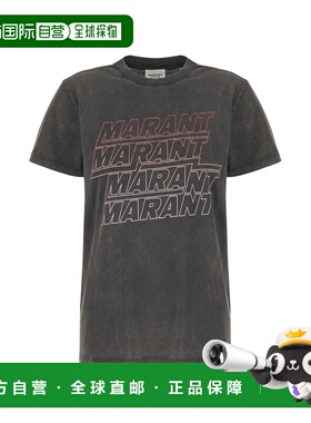 香港直邮ISABEL MARANT 女士 Graphie 棉质T恤 24PTS0147FAB1N09E