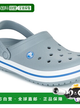 欧洲直邮Crocs卡骆驰鞋子男女包头拖鞋灰色CROCBAND