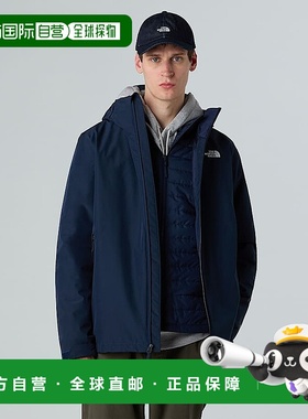 自营欧洲直邮北面 Carto Mono Triclimate三合一男士连帽夹克 THE