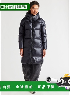 自营欧洲直邮Pyrenex Tamara 黑色女士长款羽绒服外套