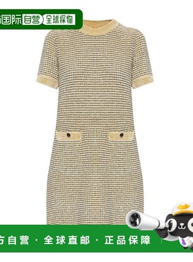 香港直邮Tory Burch 圆领短袖连衣裙 157036