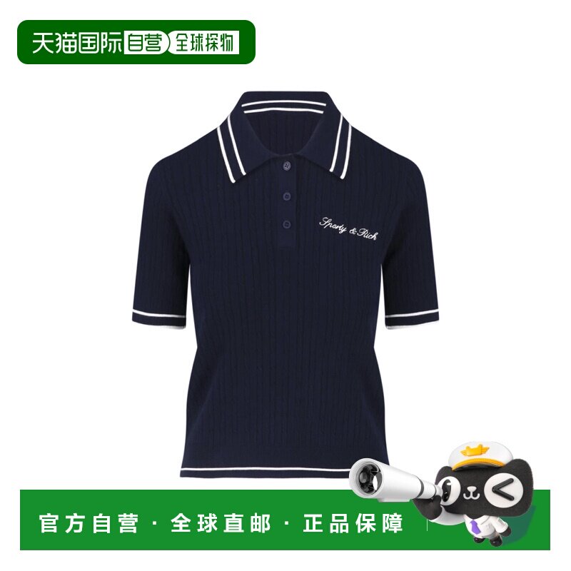 香港直邮SPORTY & RICH 女士 RICH and Polos 运动T恤上衣 TO0687