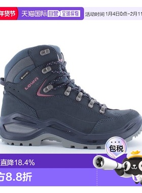 自营欧洲直邮LOWA RENEGADE EVO GTX MID女士钢蓝色防水科技面料